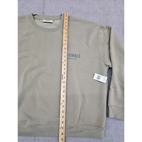 Originals Crew Neck Sweatshirt Mens XL Green - Picture 6 of 7